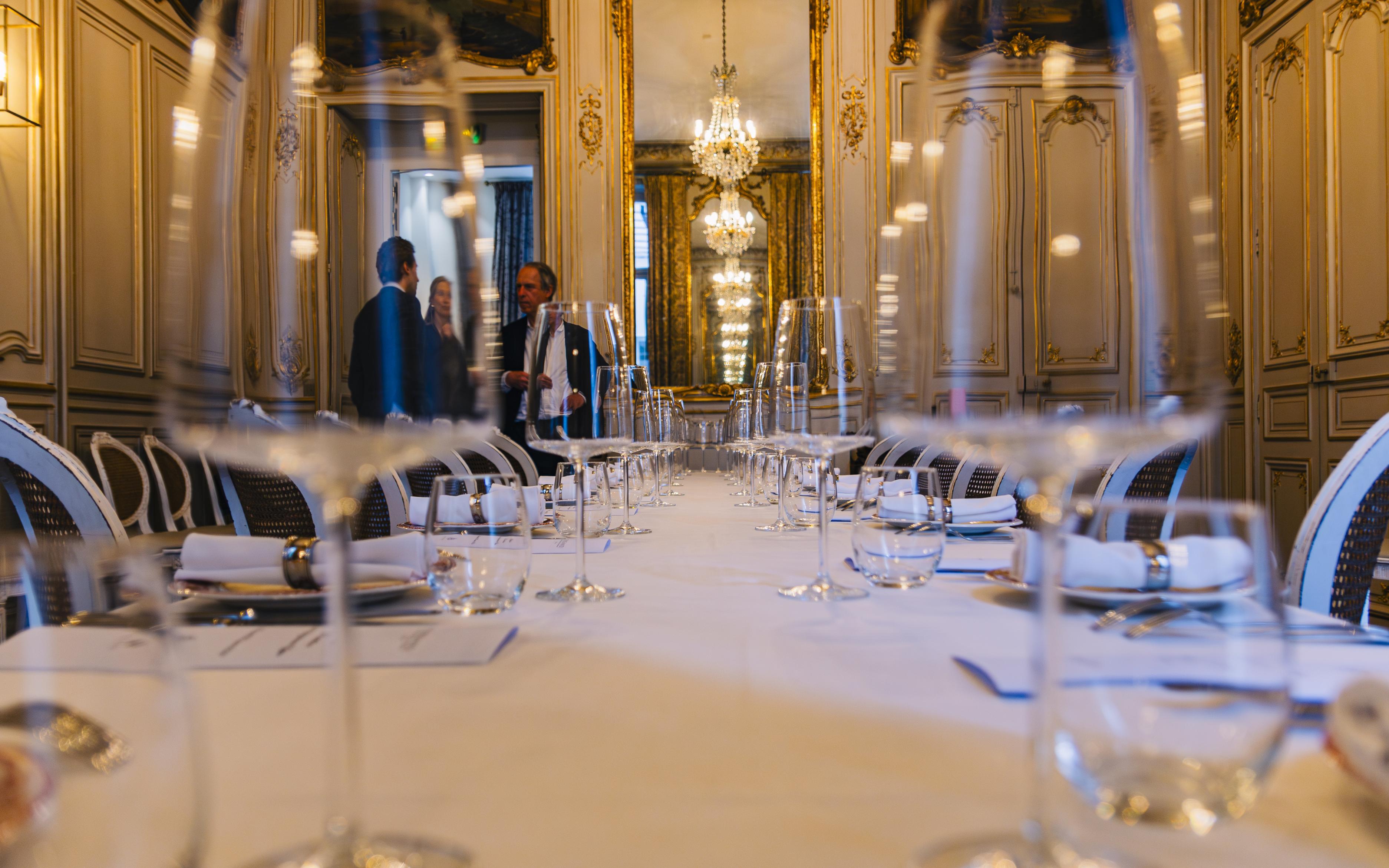 Cercle Ysée - Table dressée